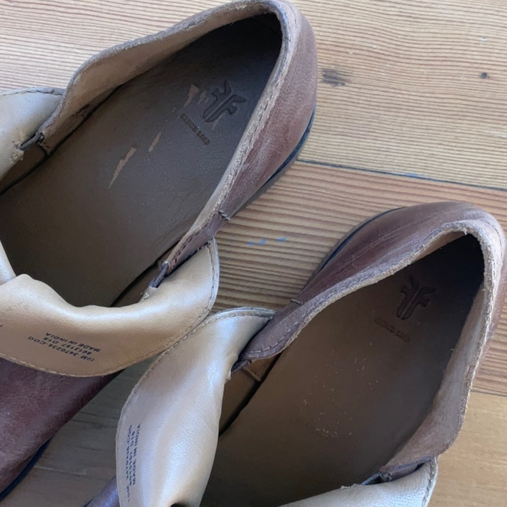 Frye Elyssa Cognac Leather Shooties sz10 - Picture 9 of 10